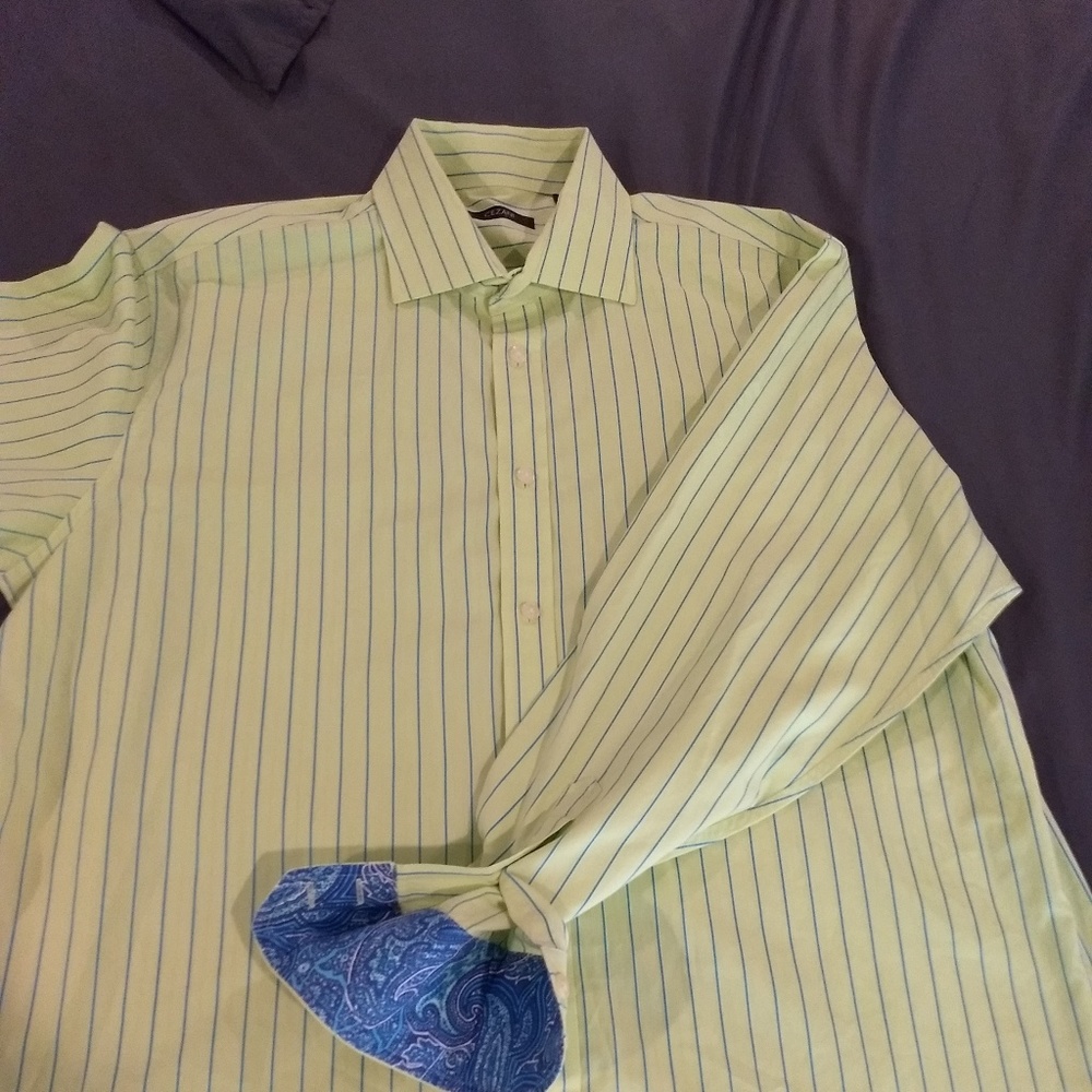 Cezani (brand) long sleeve dress shirt